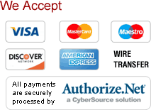 we accert: visa, maestro, masted card